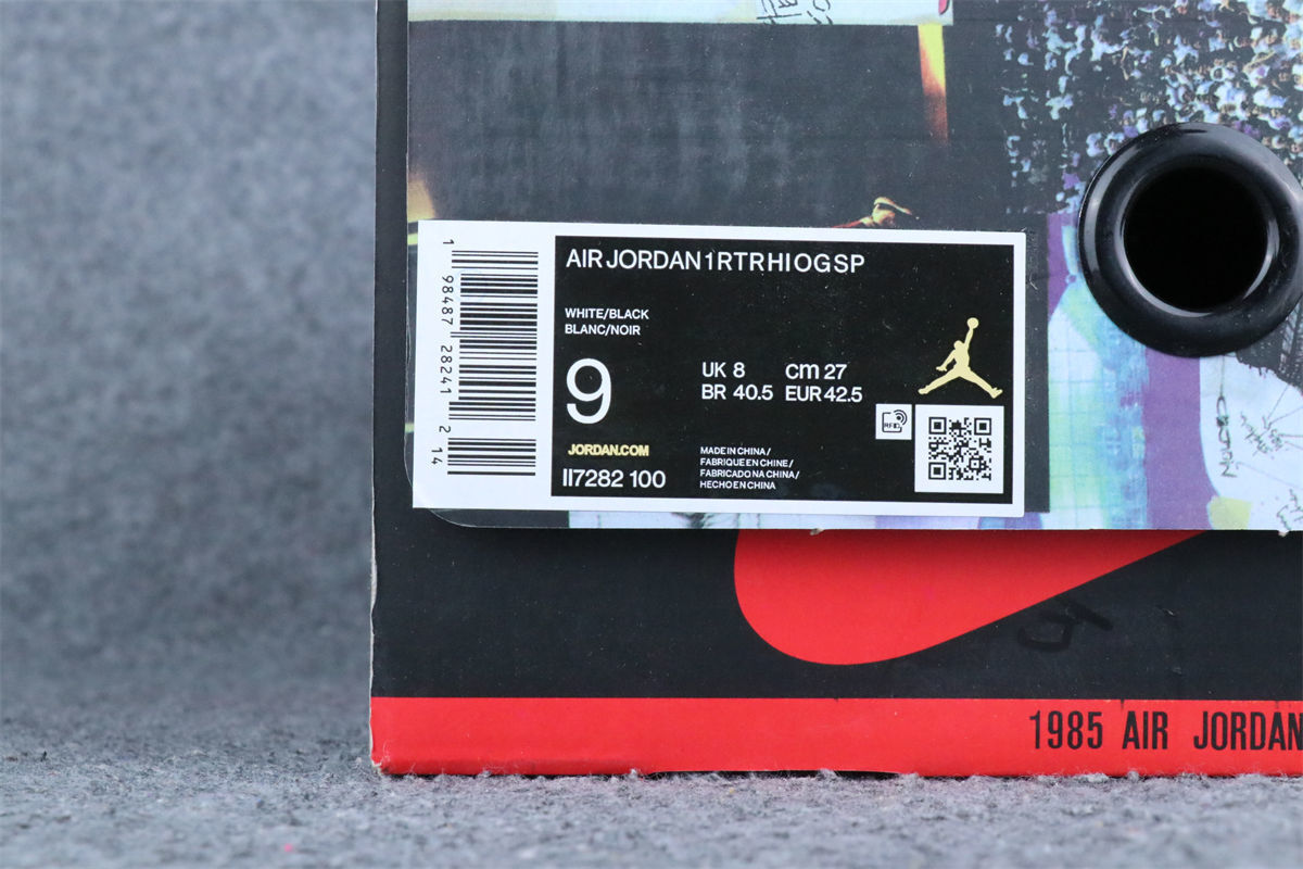 (Early Look) Fragment x Union LA x Air Jordan 1 Retro High OG 'Black White'