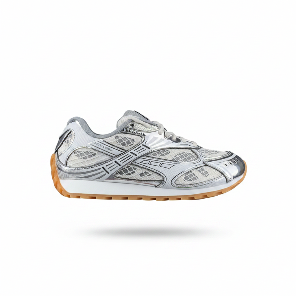 Bottega Veneta Orbit Sneaker ‘Silver White’