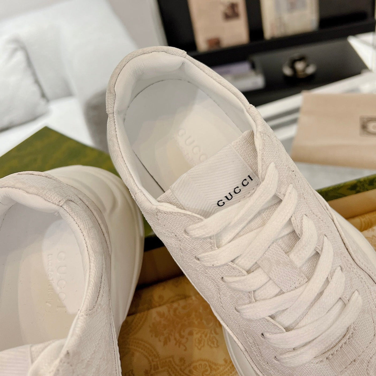 GG 100 RHYTON SNEAKER Creamy White