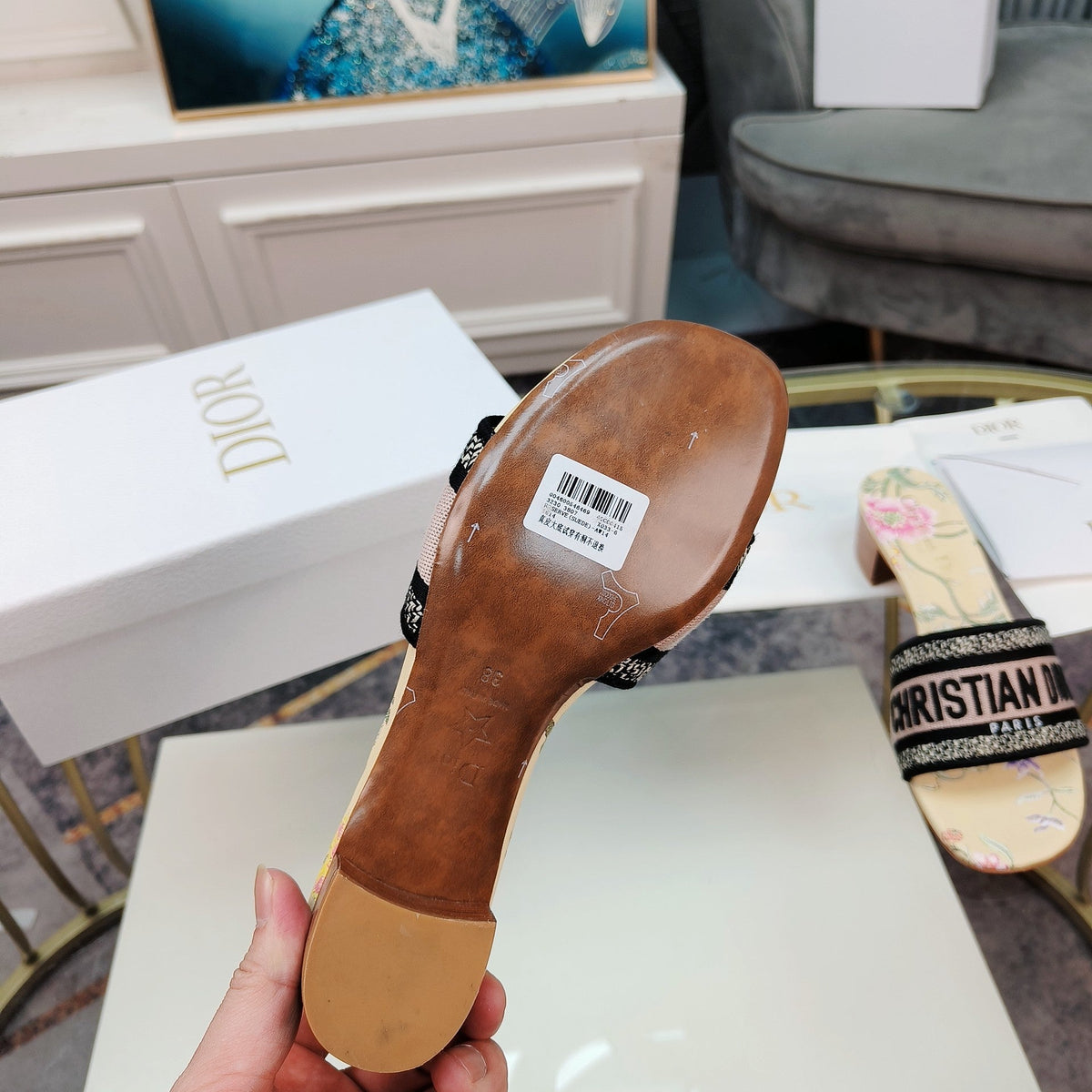 CD Mule Dway Heeled Slide 45mm Style 2