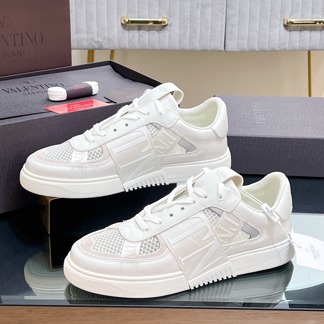 VALENTINO 25S GARAVANI VL7N SNEAKERS IN WHITE LAMBSKIN