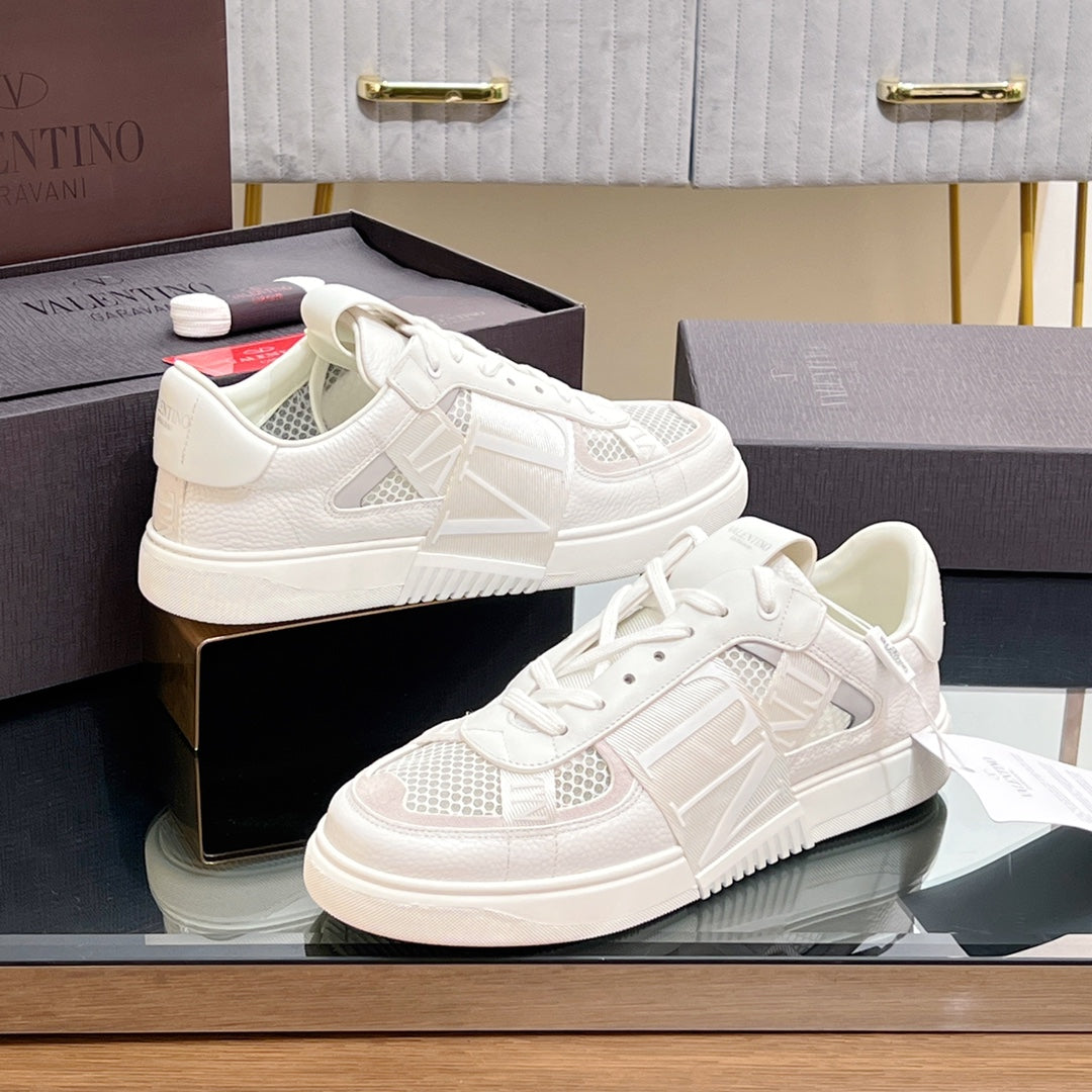 VALENTINO 25S GARAVANI VL7N SNEAKERS IN WHITE LAMBSKIN