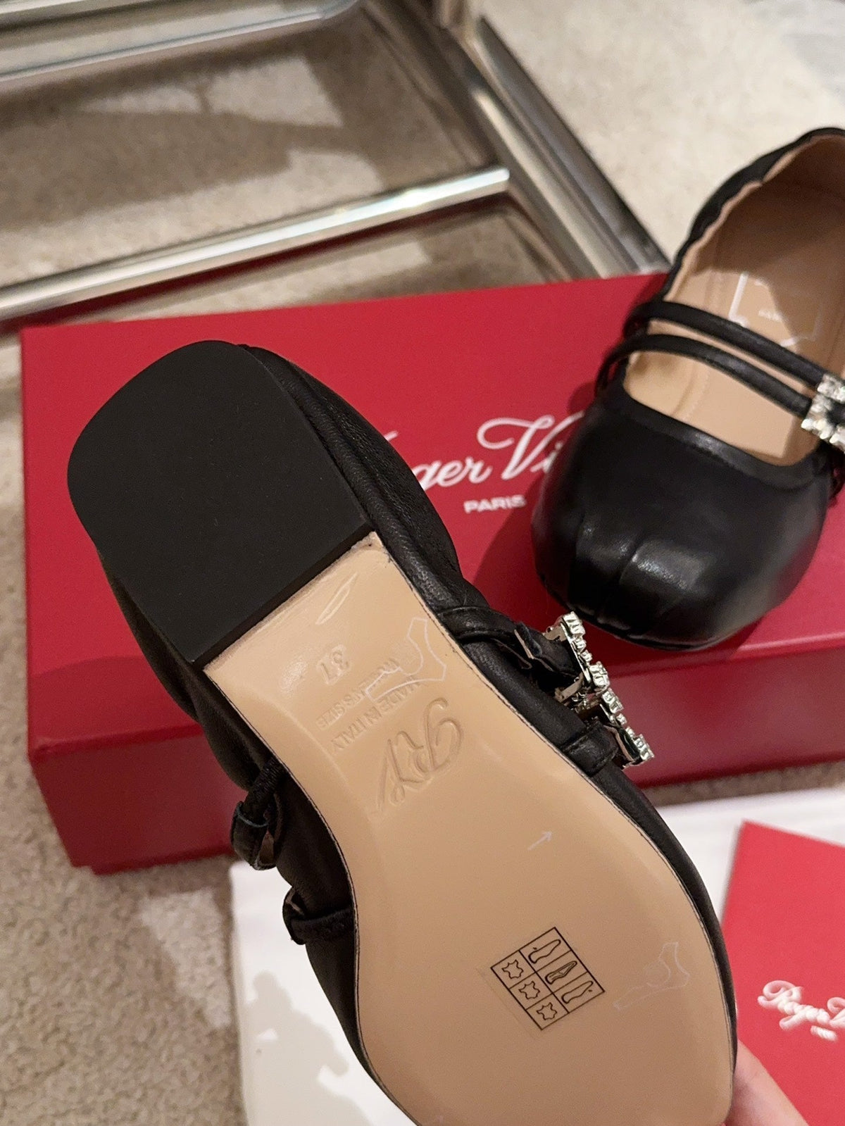 MARY JANES WITH TWO STRAPS IN BLACK SOFT LAMBSKIN