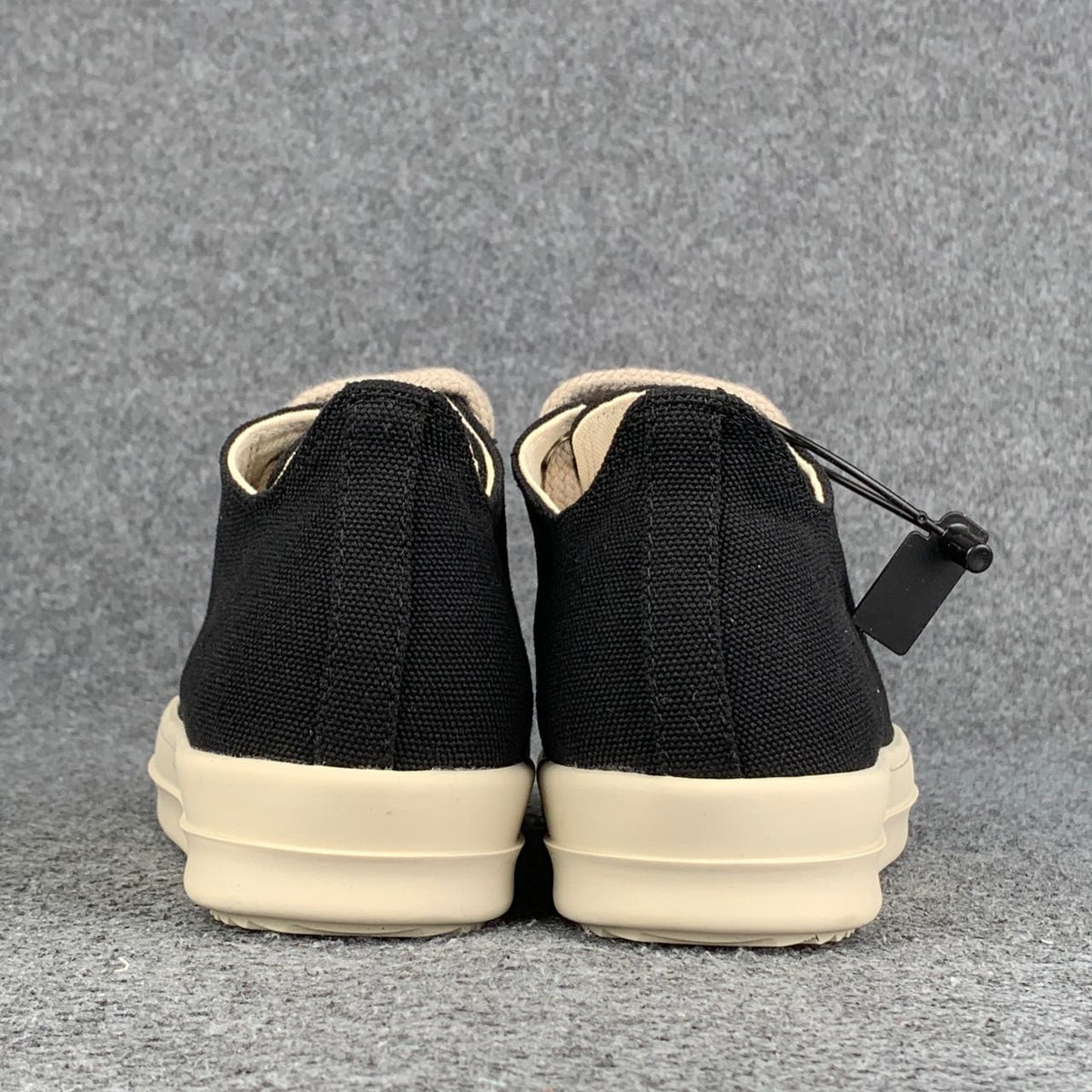 Rick Owens DRKSHDW Fogachine Cotton Megalace Low 'Black Milk'