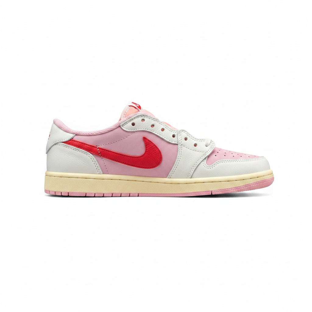 (Custom) Travis Scott x Air Jordan 1 'Shy Pink/Red'