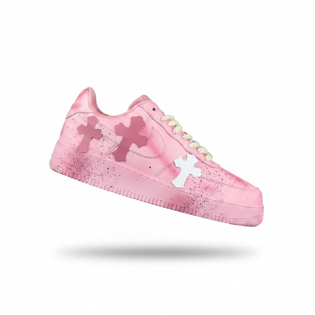 (Custom) Chrome Hearts x Air Force 1 ‘Barbie Pink’