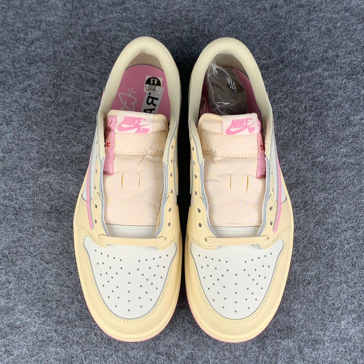 (Early Look) Travis Scott x Air Jordan 1 Low OG SP 'Muslin/Shy Pink'