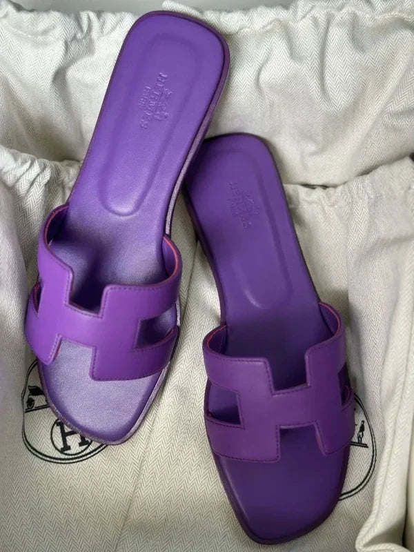 Designer Hermes Oran H Cut Sandals
