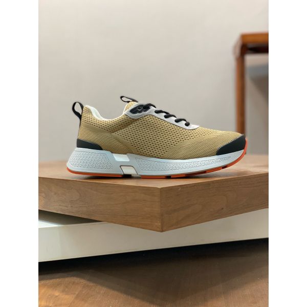 HERM Heros Sneakers in Khaki Technical Knit