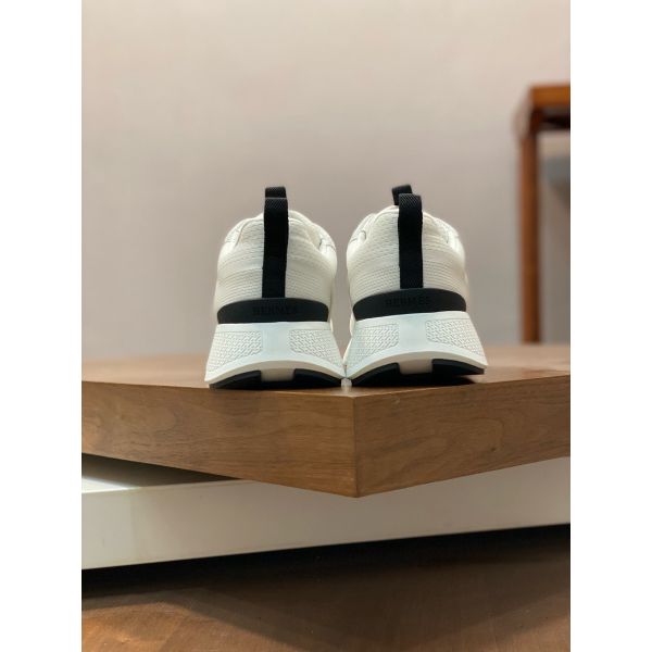 HERM Heros Sneakers in White Technical Knit