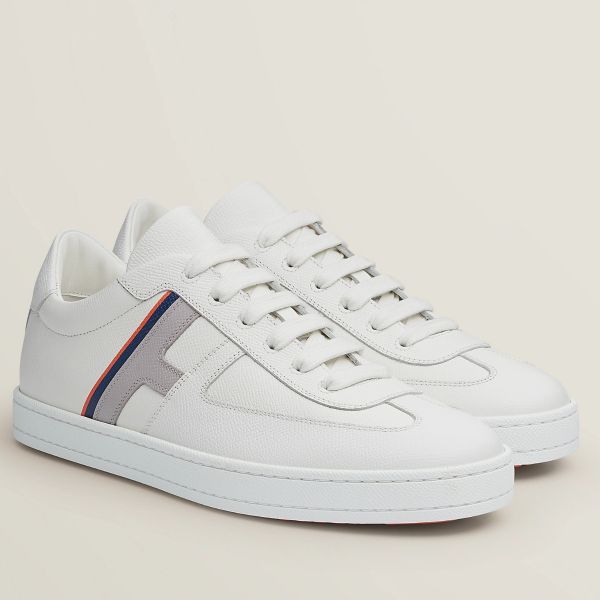 HERM Boomerang Sneakers In Multicolore White Leather