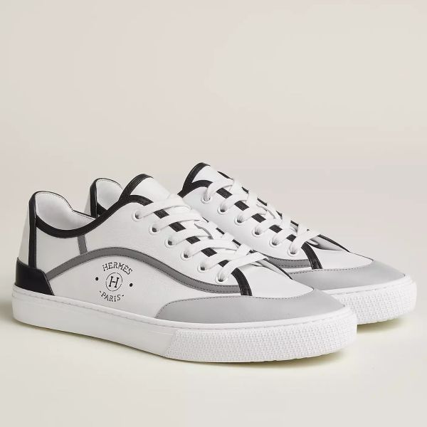 HERM Men's Get Sneakers in Multicolour Calfskin
