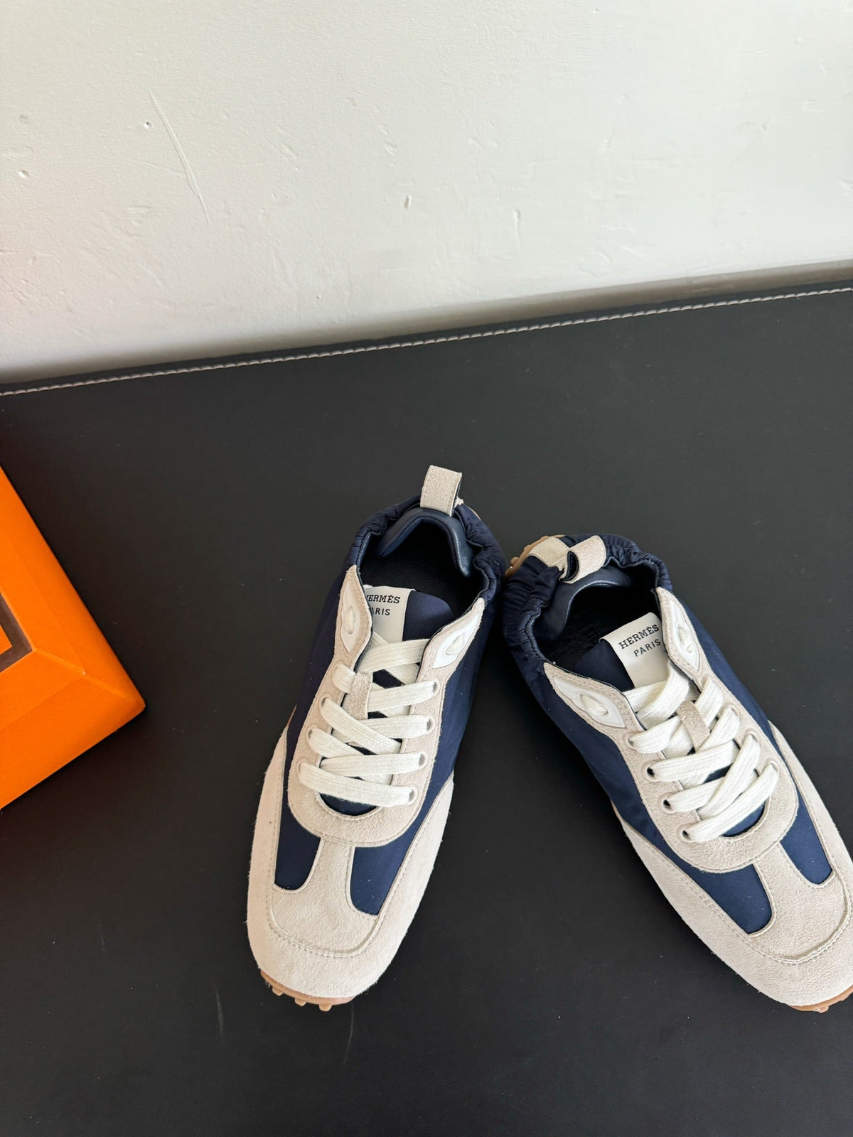 SKATEBOARD SHOES LIGHT GRAY MIX NAVY SUEDE