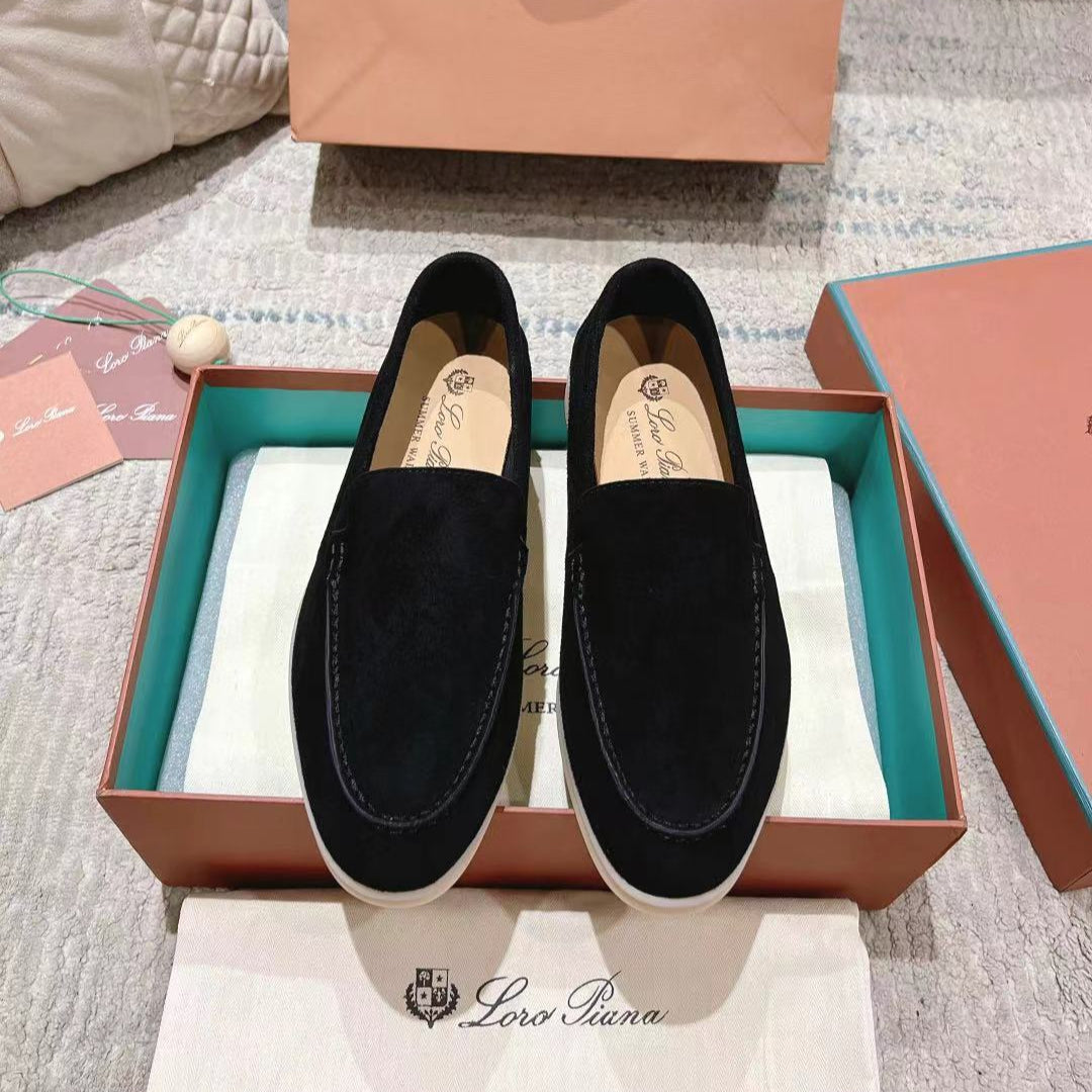 LP LOAFERS 25S IN BLACK SUEDE