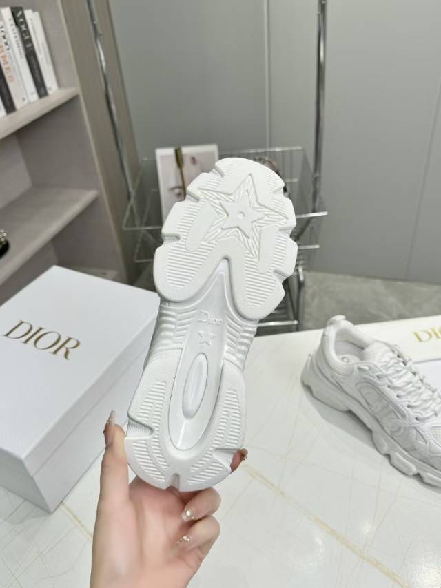 CD CHORONO SNEAKER IN WHITE MESH