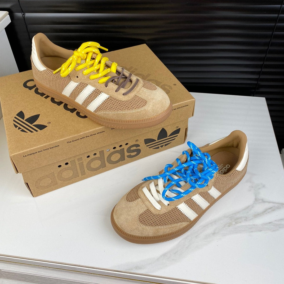 Ivory Sneakers Adidas Samba Sneakers Cowhide