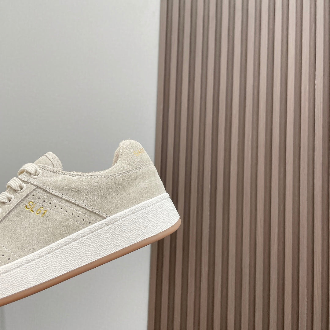 SL/61 SNEAKERS IN PALE GRAY SUEDE