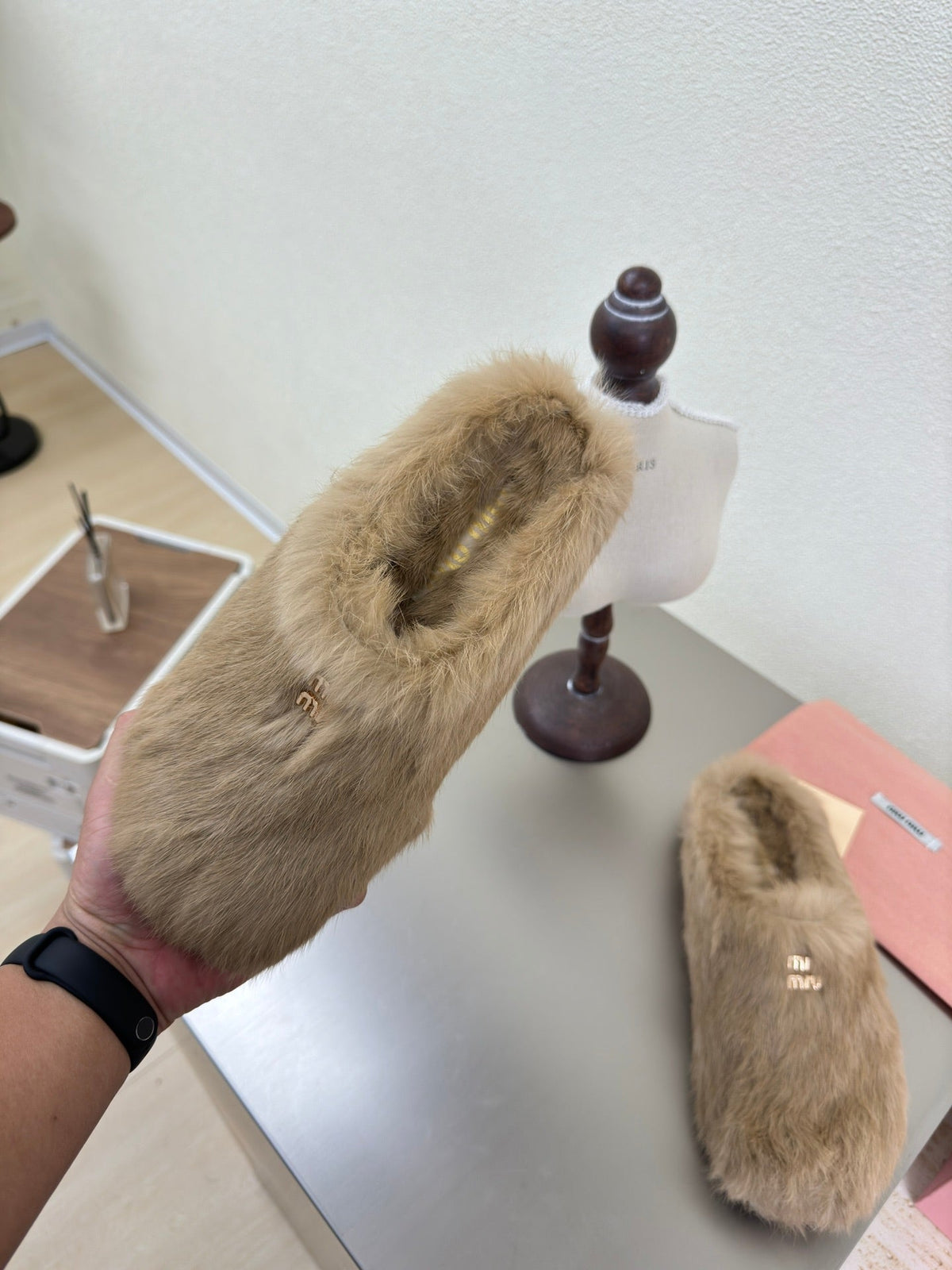 PEANUT RABBIT FUR MULES