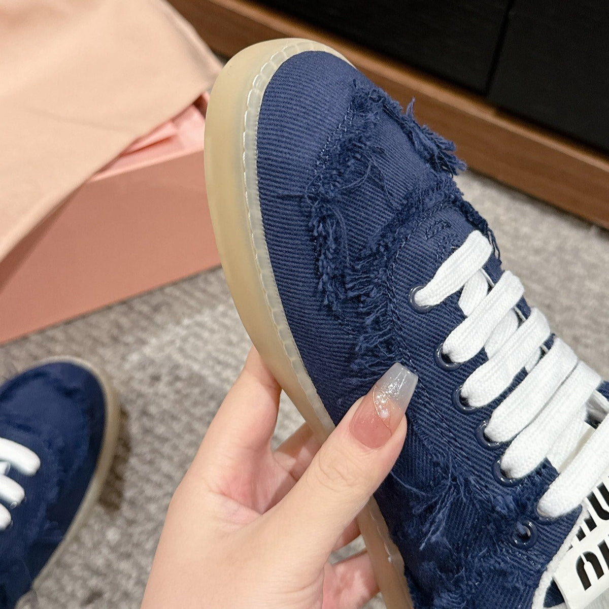 Dexun Sneaker Royal Blue Canvas