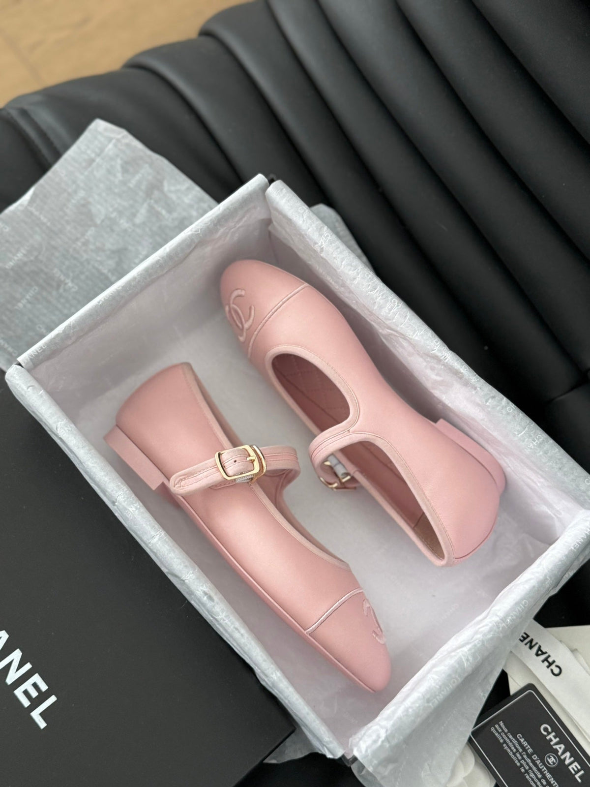 MARY JANE SHOES IN LIGHT PINK LAMBSKIN