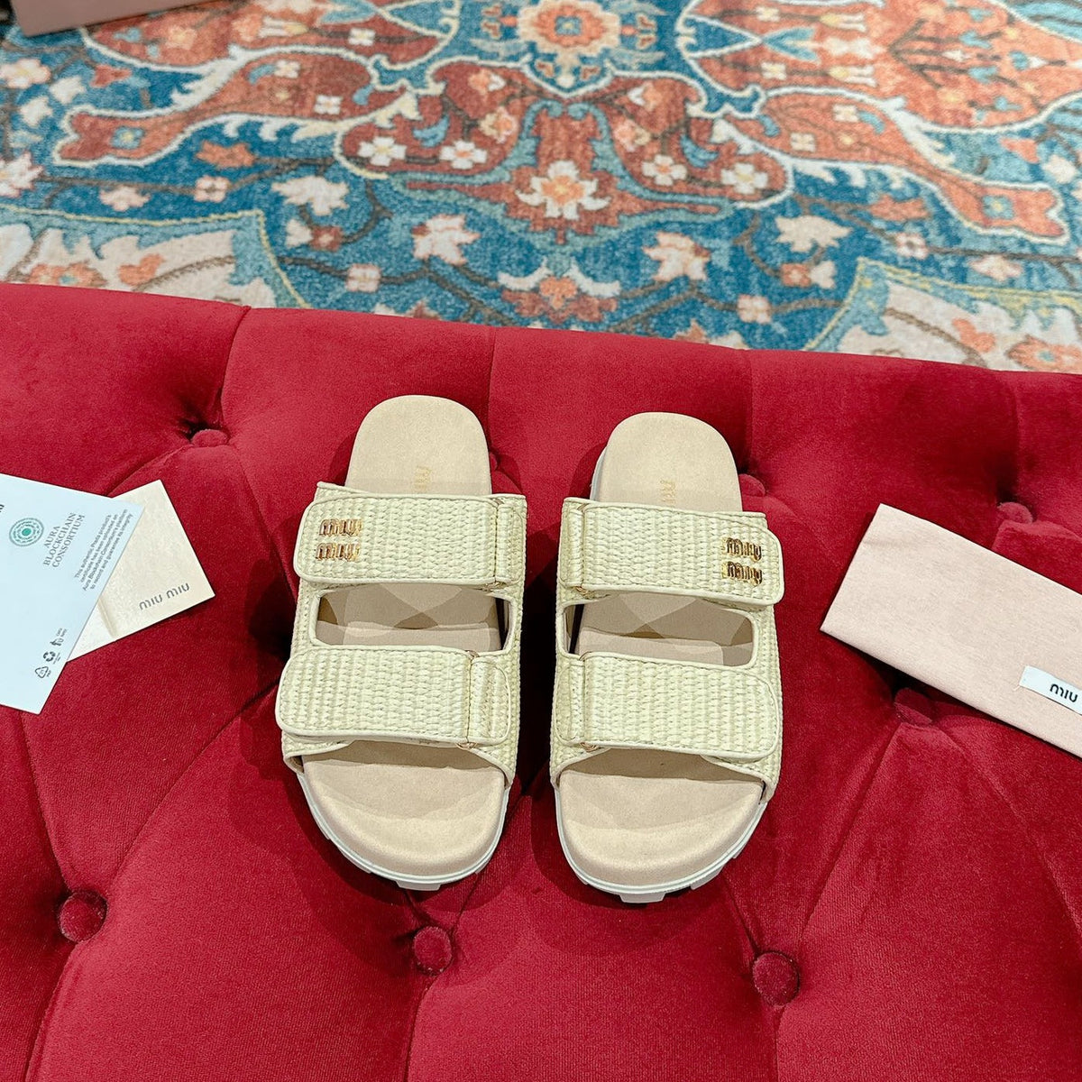 Women's Sandals Bright Cream Sheepskin With Straps