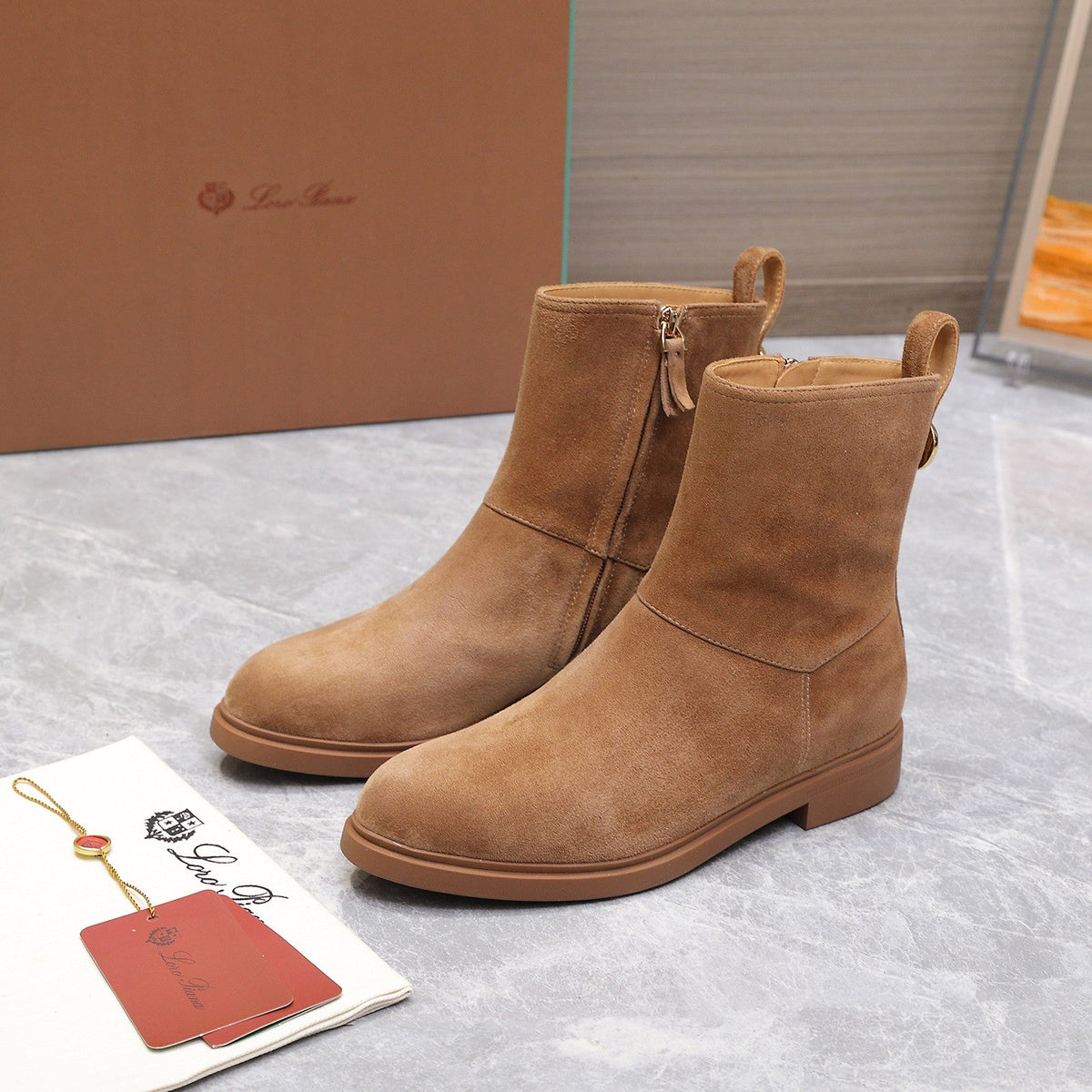 LP 25S KILDA ANKLE BOOT IN BROWN SUEDE