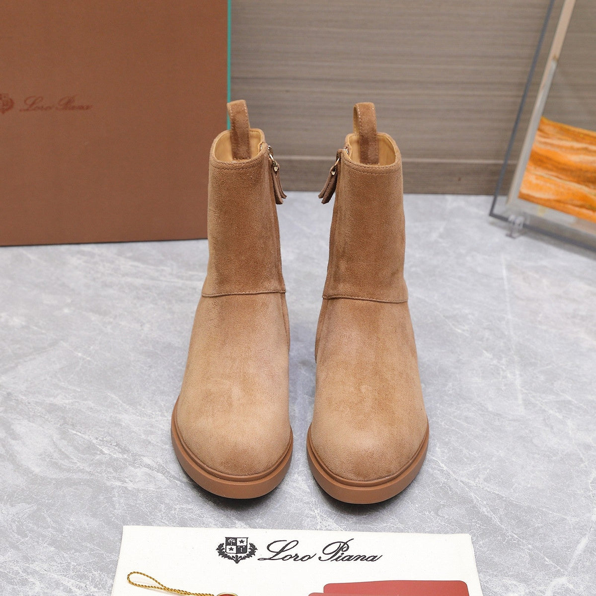 LP 25S KILDA ANKLE BOOT IN BROWN SUEDE